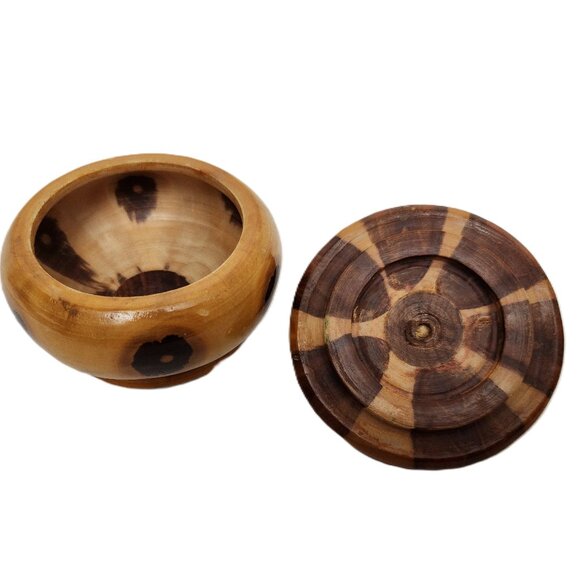 Brazilian Handcrafted Wood Trinket Box By Carlos Zipperer Sobr C1920s - Picture 5 of 8